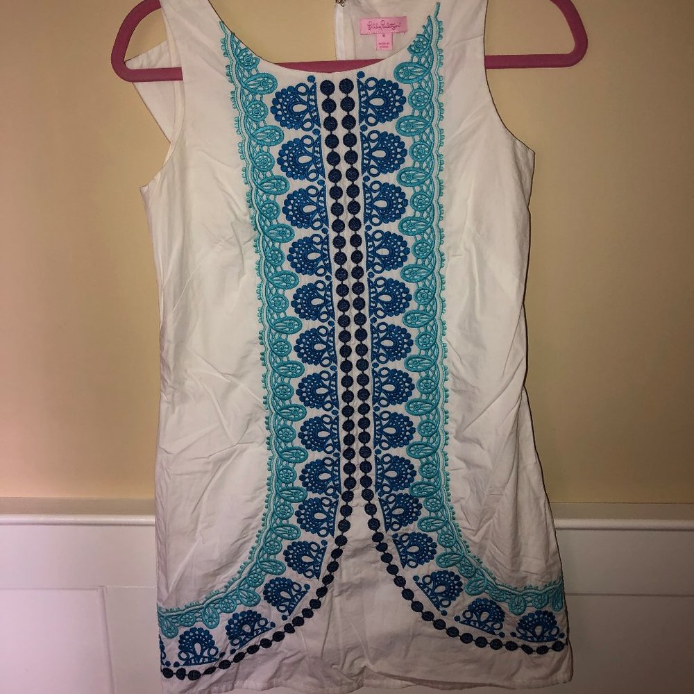 LILLY PULITZER - Embroidered Nautical Dress